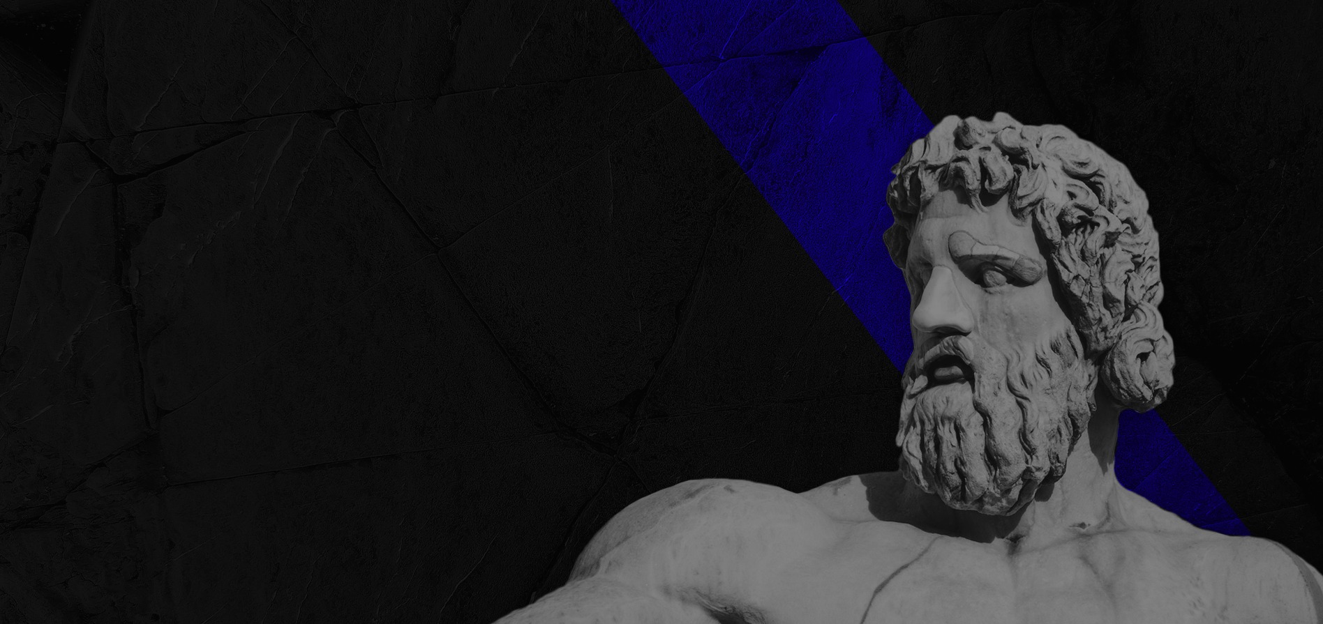 Fond page d'accueil - Blue Zeus